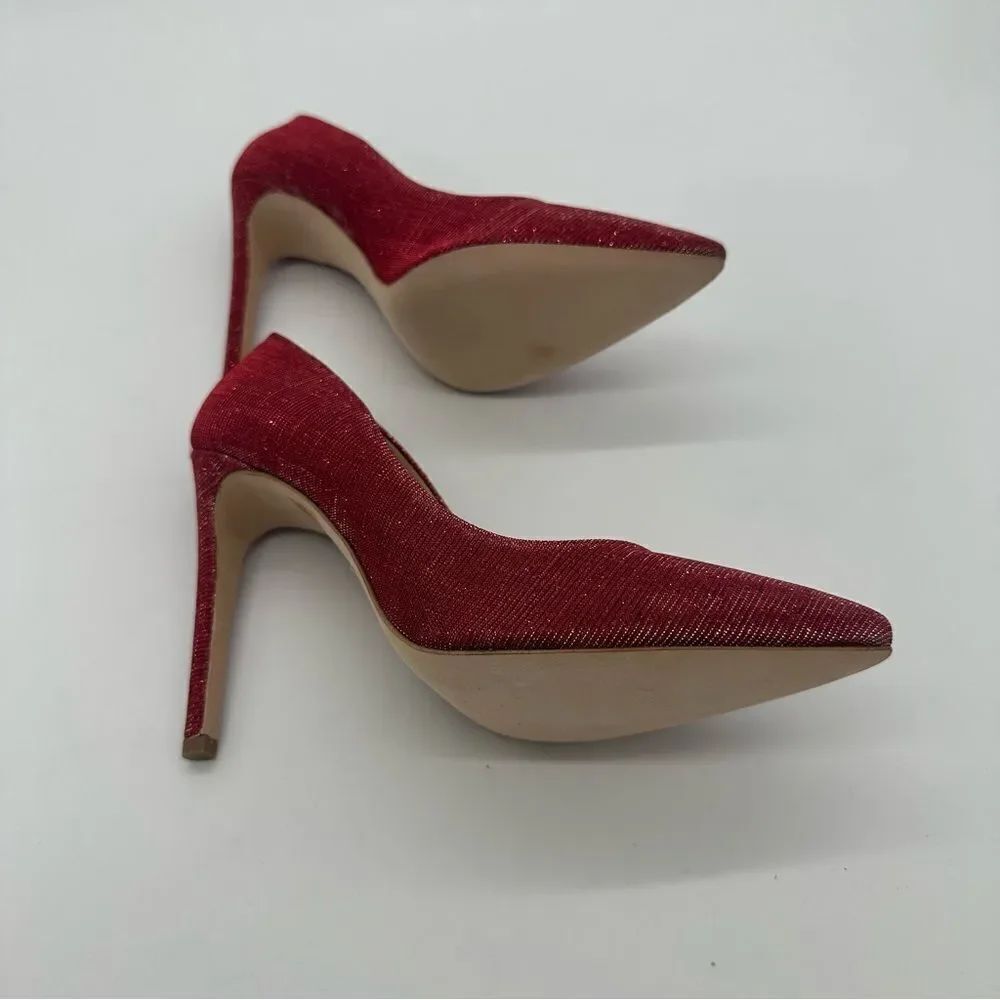 NEW Red Sparkly Heels - Picture 4 of 10